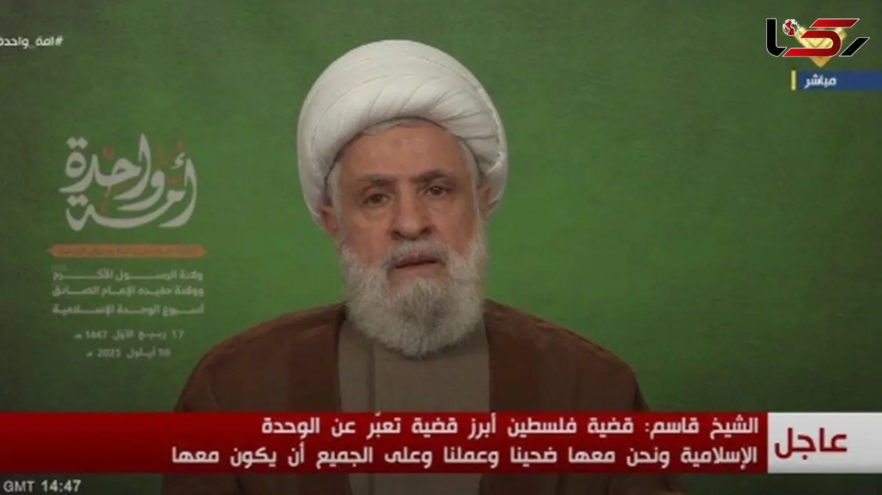 شیخ نعیم قاسم: تجاوز به قطر بخشی از پروژه «اسرائیل بزرگ» است