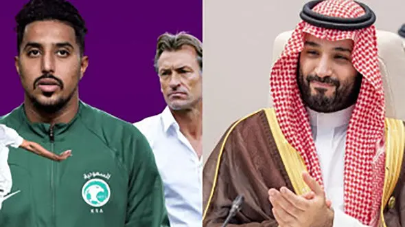 پاداش بن سلمان به بازیکنان عربستان به پول ایران چقدره ؟ / مختان سوت می کشد !