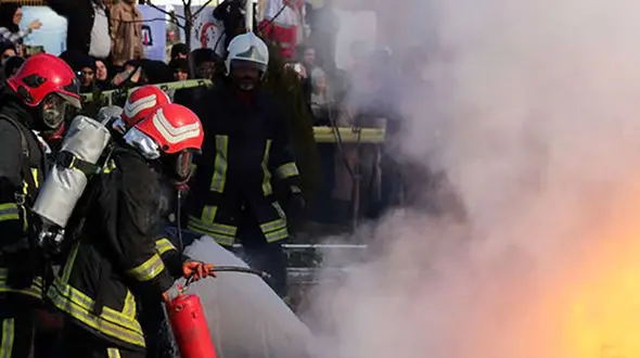 فیلم وحشتناک از انفجار در پمپ گاز مشهد 