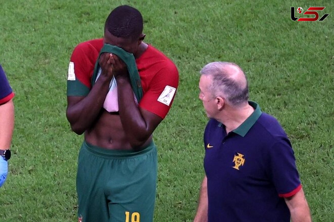 ستاره تیم ملی پرتغال مصدوم شد/ ترک زمین با گریه