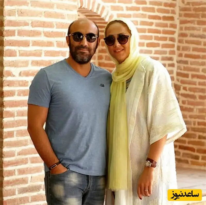 محسن تنابنده و همسرش