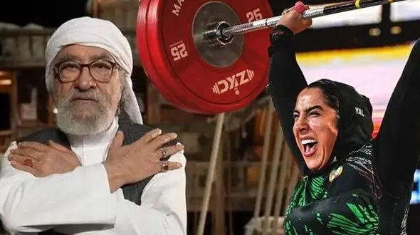 داریوش ارجمند:زنی که مثل رضازاده وزنه بزنه که دیگه زن نیست! 2 سال بعد رحم و تخمدانشو عمل میکنه میریزه دور! الهام حسینی: نظرتان را برای خودتان نگه دارید!