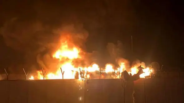 به آتش کشیده شدن دوباره کنسولگری ایران در نجف اشرف