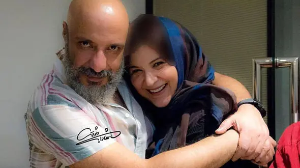 تغییر چهره و استایل همای سریال پایتخت با شوهرش در دوبی !  + عکس  با 2 دختر دبی نشین !