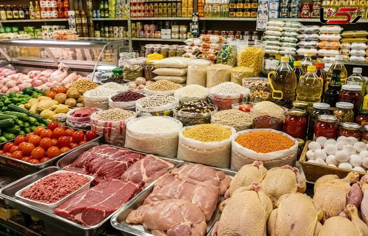  قیمت کالاهای اساسی و خوراکی در بازار (۳ مهر ۱۴۰۵) + جدول