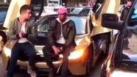 خودنمایی کار دست 2 جوان BMW سوار در ترافیک داد + عکس