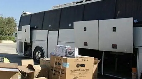 اتوبوس مسافربری یا قاچاق بری؟/ بار کج به منزل نرسید!