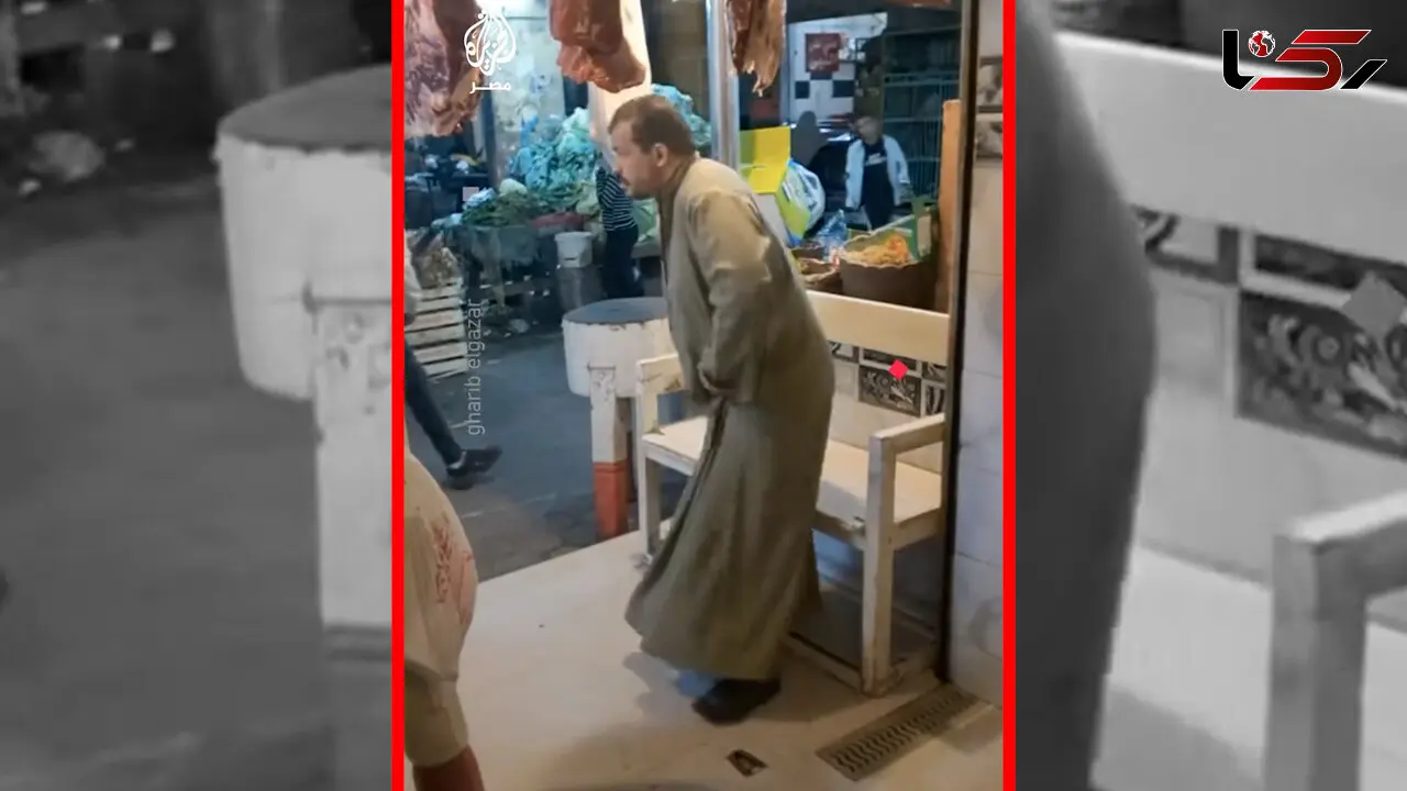فیلم دست دادن سگ و واکنش احساسی قصاب