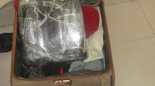 مسافر رشت محموله عجیبی در چمدان داشت / پلیس فاش کرد + عکس
