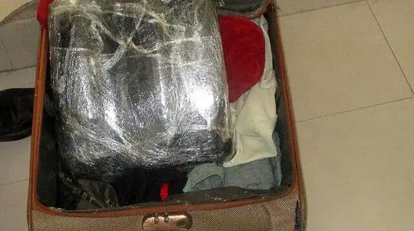 مسافر رشت محموله عجیبی در چمدان داشت / پلیس فاش کرد + عکس