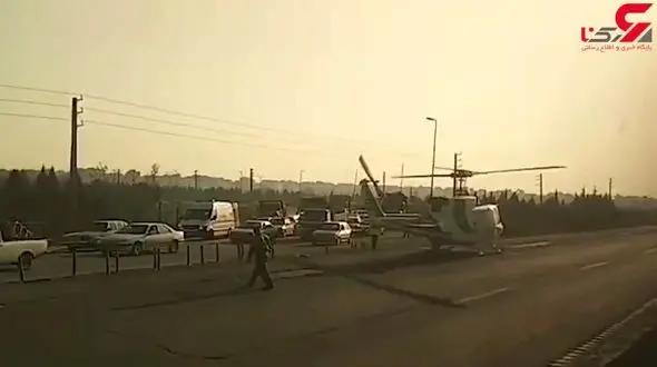 حادثه ای وحشتناک در ساوه/ هلی کوپتر نجات عزام شد +فیلم