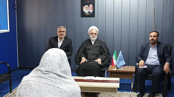 بازدید رئیس قوه قضاییه از یکی دیگر از ندامتگاه‌ های محل نگهداری متهمان حوادث اخیر