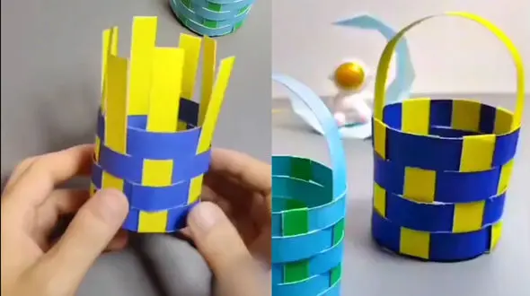 ساخت سبد تزئینی + فیلم