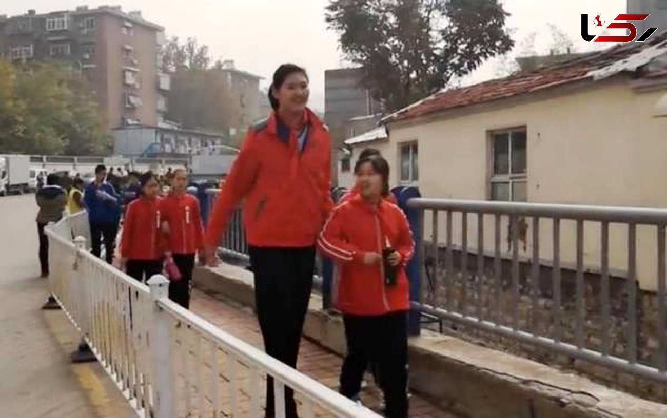 دختر 11 ساله چینی با بیش از 2 متر قد همه را حیرت زده کرد +عکس