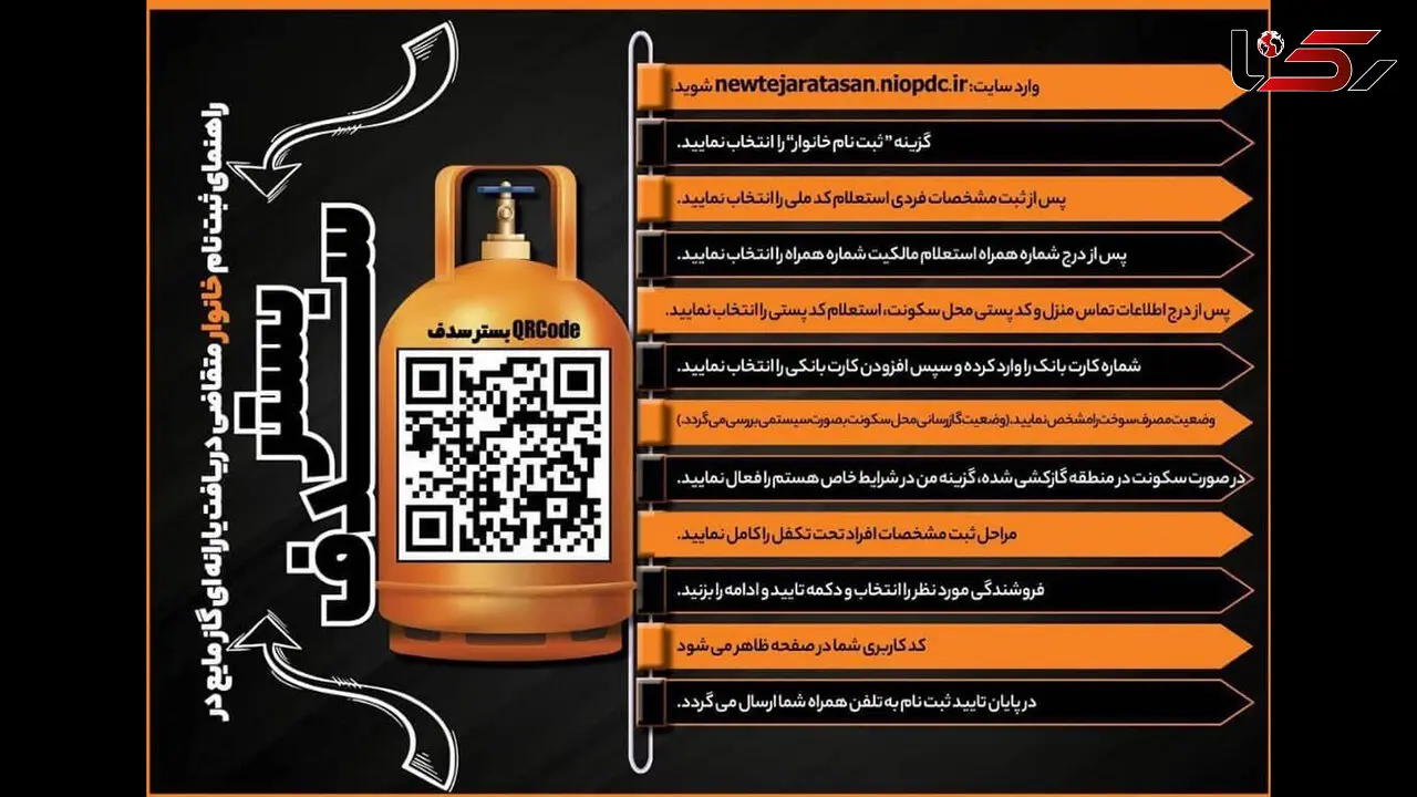 ثبت نام دریافت گاز مایع یارانه ای + مراحل ثبت نام