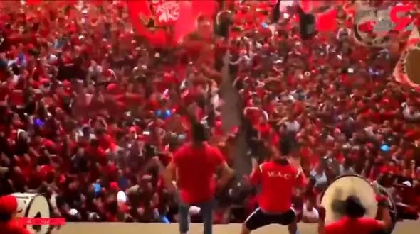 عجیب ترین مراسم شادی هواداران فوتبال در مراکش + فیلم