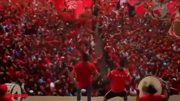 عجیب ترین مراسم شادی هواداران فوتبال در مراکش + فیلم