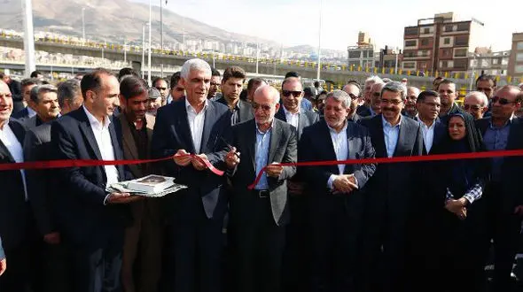 بخش شمالی بزرگراه شهید صیاد شیرازی افتتاح شد + عکس