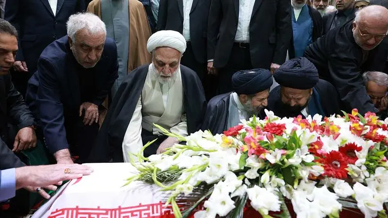 مراسم تشییع پیکر مرحوم حجت‌الاسلام‌ حسینعلی نیری امروز ۱۶ فروردین ماه در مسجد ارک تهران