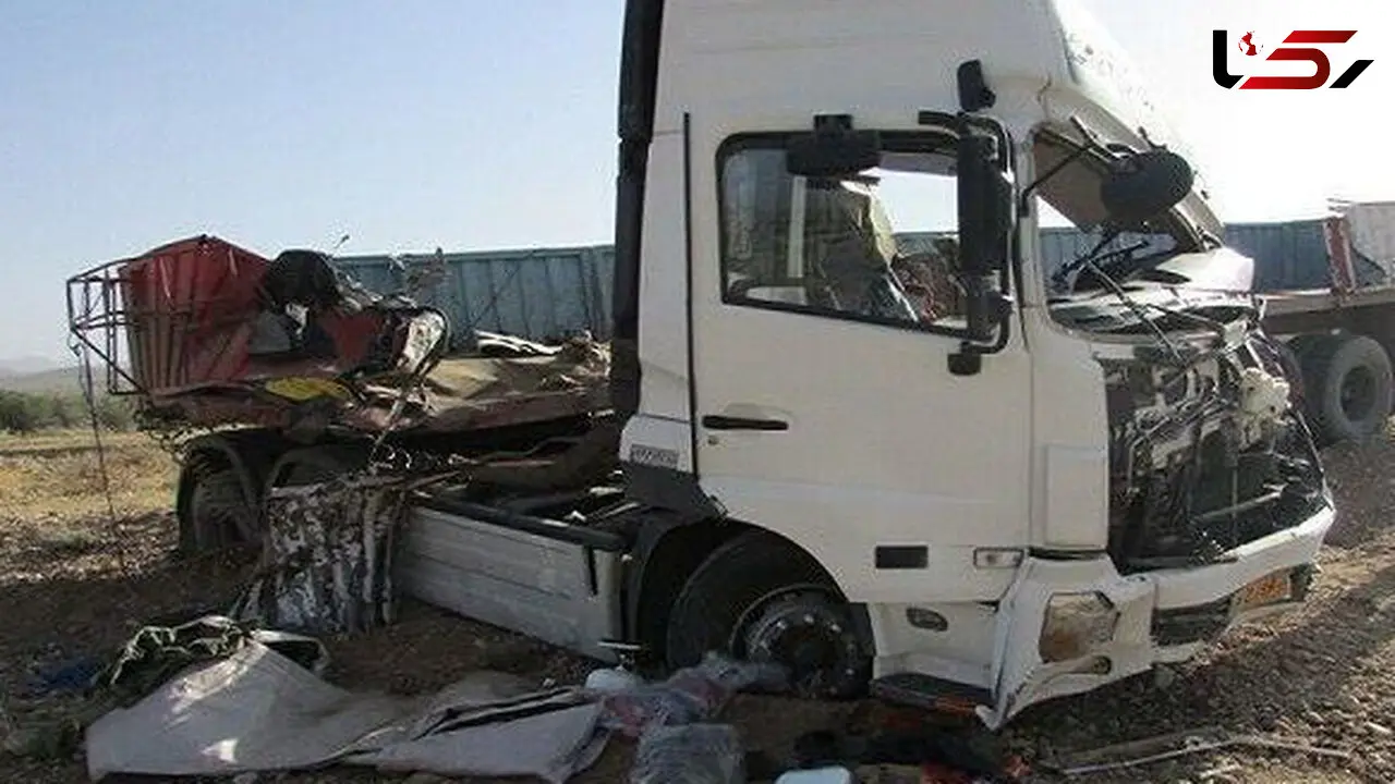 مرگ دردناک 6 زن و مرد در صحنه تصادف اتوبان زنجان 