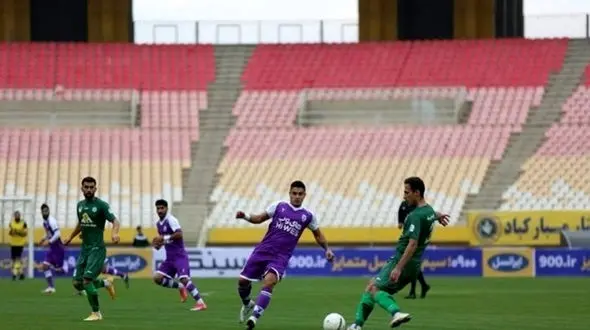 گل اول هوادار به تراکتور + فیلم