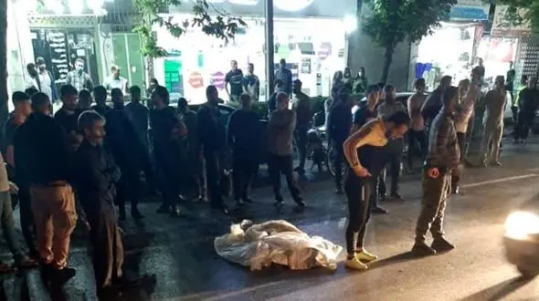 عکس شوکه کننده از جنازه جوان ساروی / کامیون له اش کرد