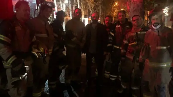 آتش سوزی هولناک در سالن تئاتر هامون / شب گذشته رخ داد + عکس