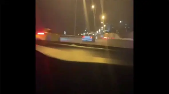 ببینید / جنون سرعت در اتوبان‌های تهران/ بازی بچه پولدارها با جان مردم + فیلم