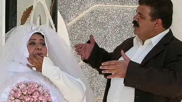 چهره شکسته رابعه اسکویی با لباس عروس سفیدش/ رابعه اسکویی طلاق گرفت؟+عکس