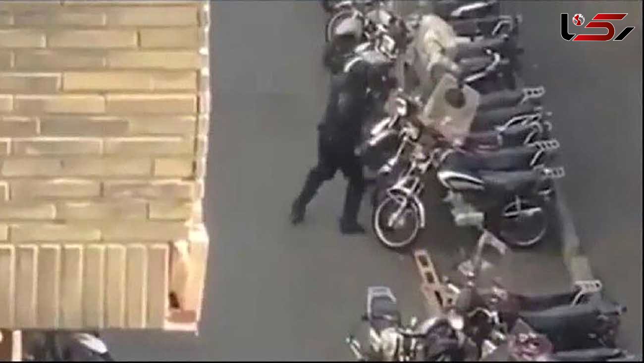 واکنش پلیس به فیلم پخش شده از ماموران یگان ویژه در حال تخریب موتورسیکلت ها