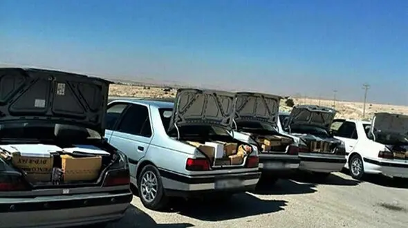 توقیف کاروان خودروهای شوتی در دیلم / 8 نفر دستگیر شدند