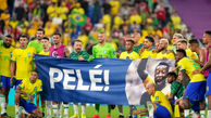 حرکت قشنگ برزیل برای ادای احترام به اسطوره +عکس