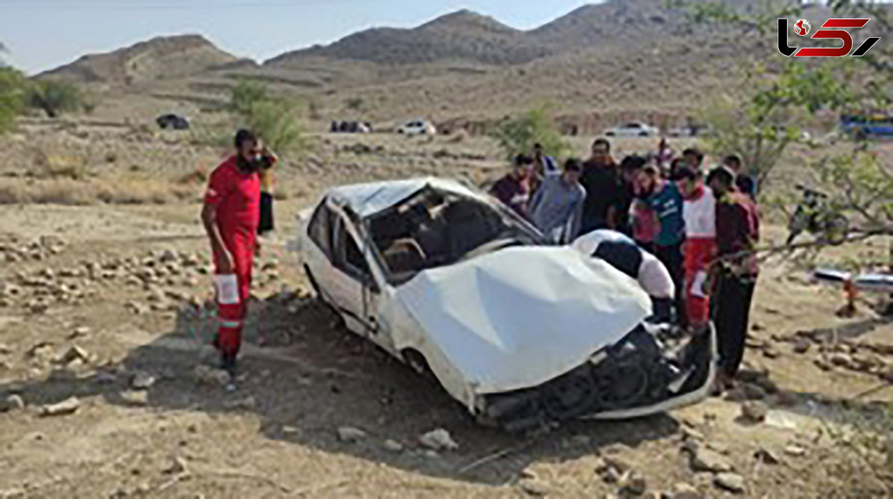 یک کشته در واژگونی پژو پارس در جاده جویم + عکس