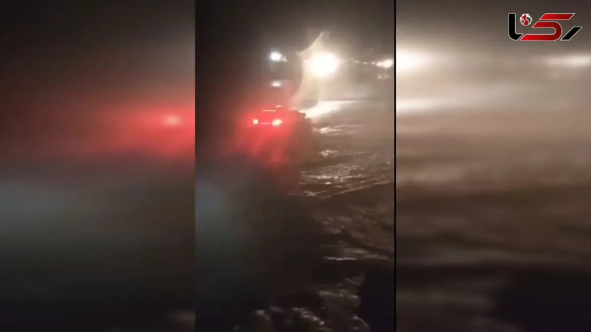 فیلم نجات معجزه‌آسا خانواده گرفتار در سیل طبس توسط امدادگران هلال‌احمر