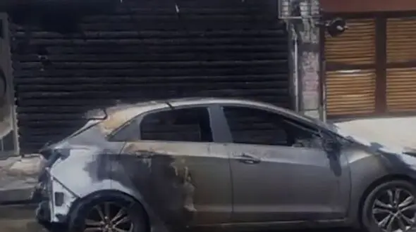 فیلم لحظه آتش سوزی ترانس برق در اهواز 