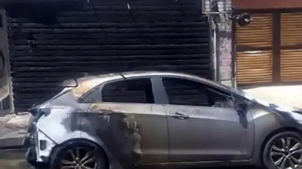 فیلم لحظه آتش سوزی ترانس برق در اهواز 