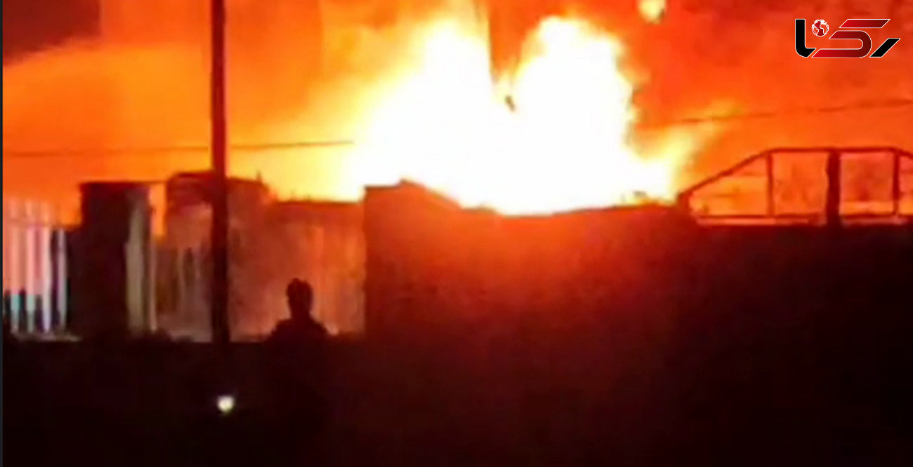  انفجار و آتش سوزی در شهرک صنعتی شماره۲ اردبیل  با ۲ نفر فوتی