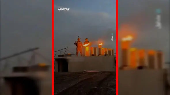 فیلم اقدام تحریک آمیز سربازان اسرائیلی در غزه