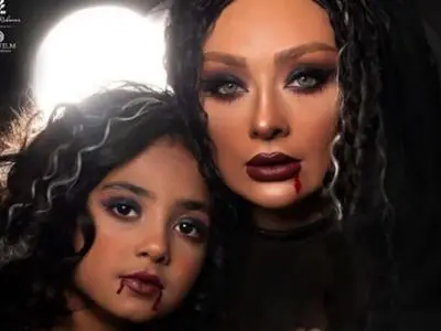 عکس ها / نگاهی به خلاقیت هالووینی بازیگران  /  از یکتا ناصر و دختر زیبایش تا میترا حجار .../ از خانواده شاهرخ استخری تا سامان گوران .... از آرام جعفری تا ...