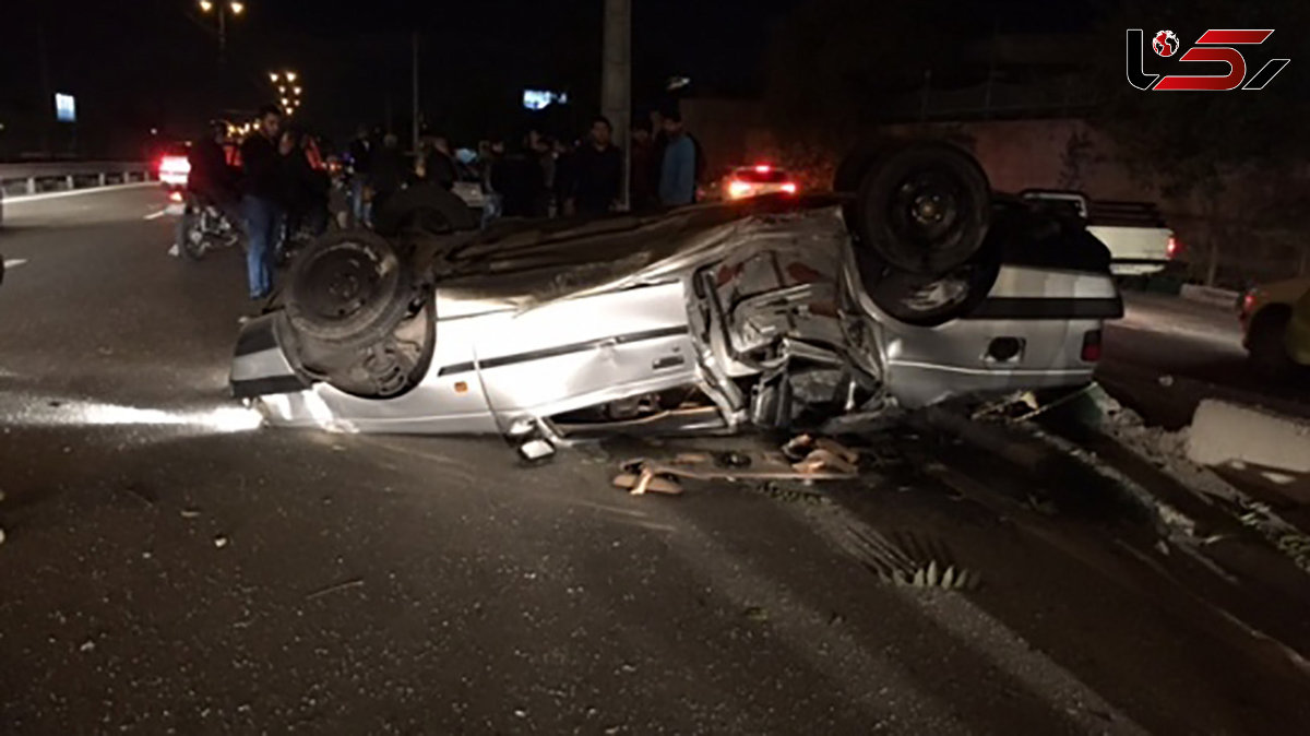 فاجعه مرگبار در بزرگراه یادگار امام در بامداد امروز / خانواده دو پسر داغدار شدند