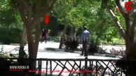 دستگیری زنی با مانتوی قرمز در حرم امام / + فیلم انفجار انتحاری و ... 16+