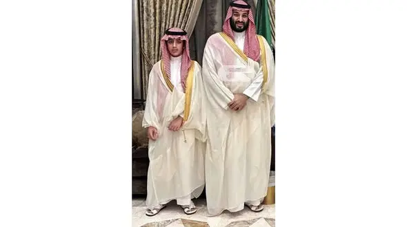 اولین عکس از فرزند بن سلمان