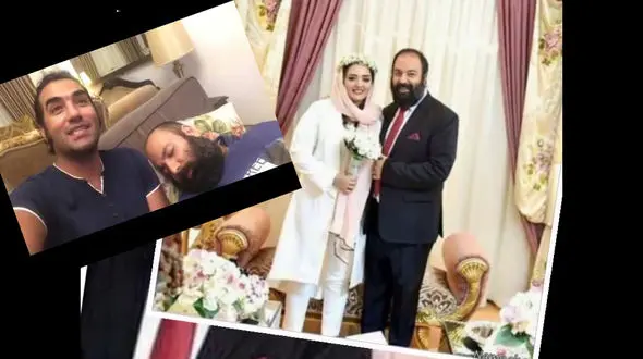 تازه عروس سینمای ایران در خواب ریش های شوهرش را به کمک رضا یزدانی زد+ فیلم