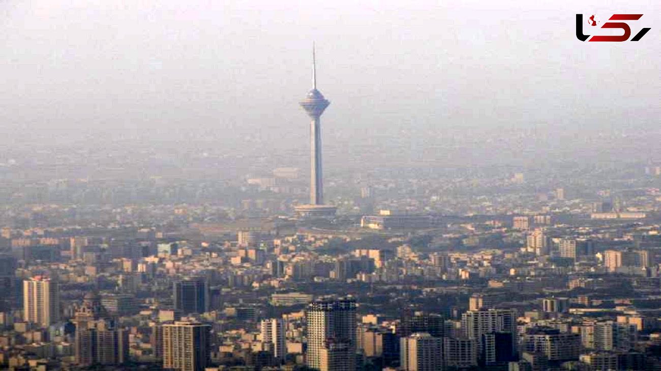 افزایش سطح آلودگی هوا در تهران