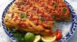 طرز تهیه کوکو پاستا با مرغ و پنیر؛ خوشمزه، متفاوت و مجلسی