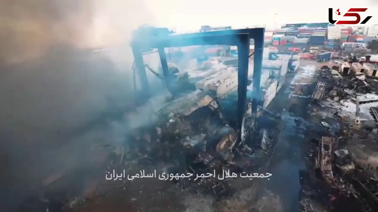 زخم عمیق آتش‌سوزی بندرِ بندرعباس بر زیرساخت ها، قیمت کالاها و  فعالیت انسانی کشور + فیلم