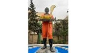 دسته جارو مجسمه بوستان رفتگران در تهران دزدیده شد! + عکس