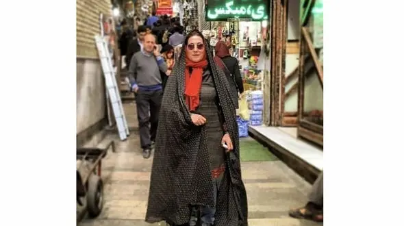  فاطمه معتمد آریا در بازار تجریش + عکس 