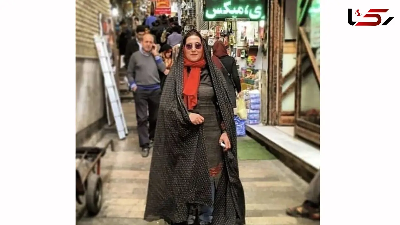  فاطمه معتمد آریا در بازار تجریش + عکس 