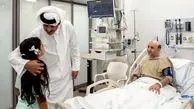 عیادت امیر قطر از قربانیان حمله اسرائیل به دوحه + تصاویر